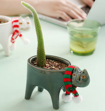 Load image into Gallery viewer, Animated Cat Ceramic Vase
