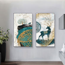 Load image into Gallery viewer, Modern Golden Foil Deer
