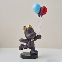 Load image into Gallery viewer, Abstract Bear with Balloons
