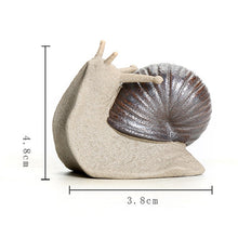 Load image into Gallery viewer, Ceramic Snail Ornament
