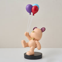 Load image into Gallery viewer, Abstract Bear with Balloons
