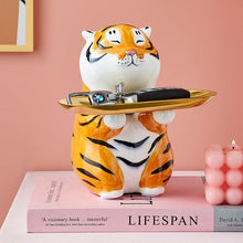 Load image into Gallery viewer, Ceramic Chubby Tiger Storage

