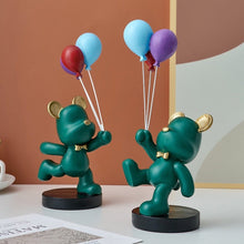 Load image into Gallery viewer, Abstract Bear with Balloons
