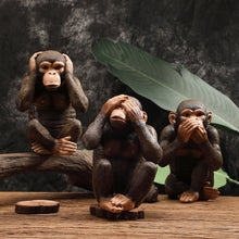 Load image into Gallery viewer, Wild Three Wise Monkeys
