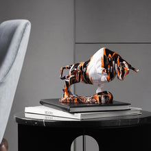 Load image into Gallery viewer, Nordic Art Bull Figurine
