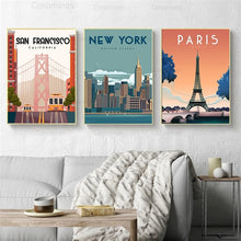 Load image into Gallery viewer, Modern City Landscape Poster
