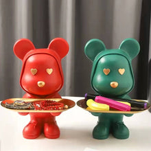 Load image into Gallery viewer, Bear Clown Golden Tray
