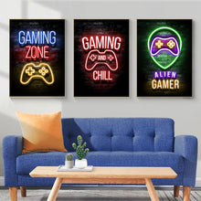 Load image into Gallery viewer, Neon Eat Sleep Game Repeat
