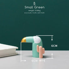 Load image into Gallery viewer, Cute Toucan Figurines Figurines &amp; Miniatures ARTLOVIN Official Store B (Small Green) 
