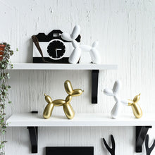 Load image into Gallery viewer, White Gold Ballon Dog
