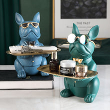 Load image into Gallery viewer, Cool French Bulldog Golden Tray
