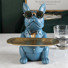 Load image into Gallery viewer, Cool French Bulldog Golden Tray
