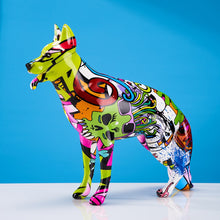 Load image into Gallery viewer, Graffiti Dog Statuette
