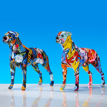 Load image into Gallery viewer, Graffiti Dog Statuette
