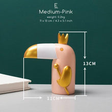 Load image into Gallery viewer, Cute Toucan Figurines Figurines &amp; Miniatures ARTLOVIN Official Store E (Medium Pink) 
