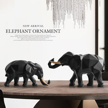 Load image into Gallery viewer, Geometric Elephant Ornament
