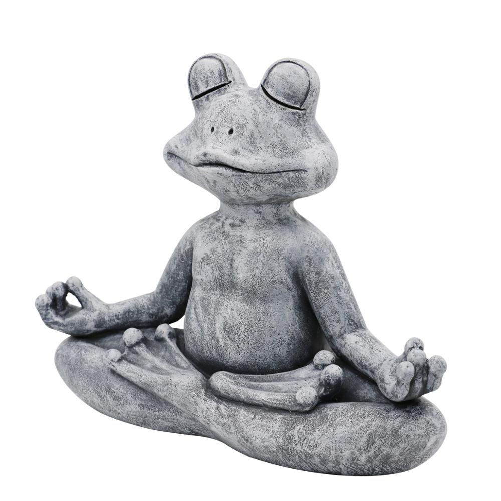 Zen Frog Yoga Statue – Arte Attic