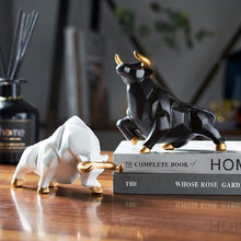 Load image into Gallery viewer, Geometric Bull Figurines
