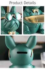 Load image into Gallery viewer, Cool French Bulldog Golden Tray
