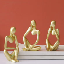 Load image into Gallery viewer, Trio Thinker Figurine
