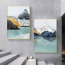 Load image into Gallery viewer, Abstract Mountain Glaciers
