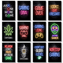 Load image into Gallery viewer, Neon Eat Sleep Game Repeat
