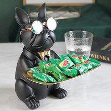 Load image into Gallery viewer, Cool French Bulldog Golden Tray

