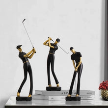 Load image into Gallery viewer, Abstract Golfer figurines
