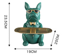 Load image into Gallery viewer, Cool French Bulldog Golden Tray
