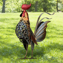 Load image into Gallery viewer, Iron Rooster Sculpture
