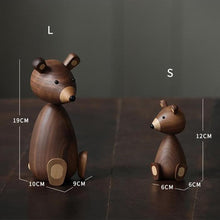 Load image into Gallery viewer, Wooden Bear and Son

