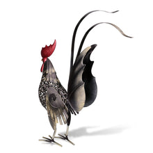 Load image into Gallery viewer, Iron Rooster Sculpture
