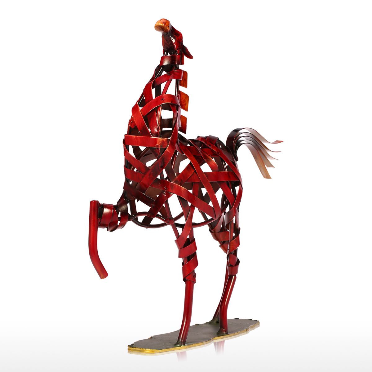 Metal Raging Wildlife Sculpture – Arte Attic