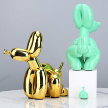 Load image into Gallery viewer, Balloon Dog Pooping Statue
