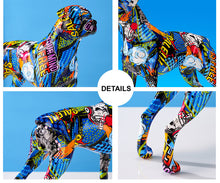 Load image into Gallery viewer, Graffiti Dog Statuette
