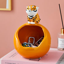 Load image into Gallery viewer, Ceramic Chubby Tiger Storage
