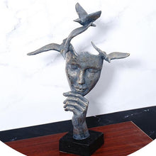 Load image into Gallery viewer, Abstract Retro Thinker Sculpture
