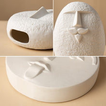 Load image into Gallery viewer, Ceramic Abstract Face Vase
