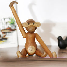Load image into Gallery viewer, Wooden Monkey Wall Hanging
