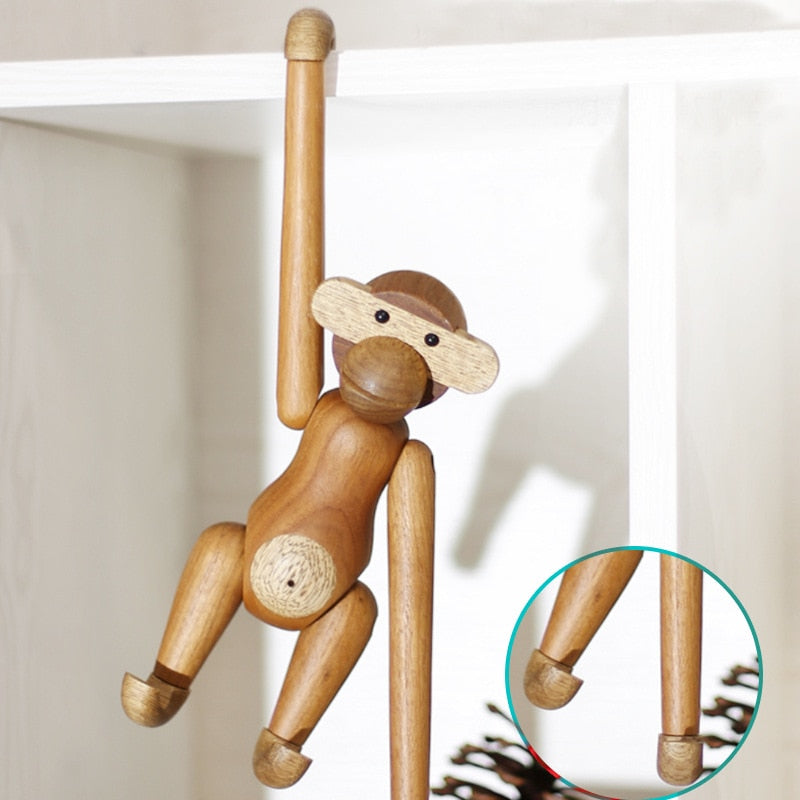 Wooden Monkey Wall Hanging