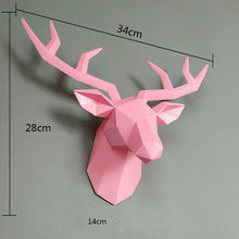 Load image into Gallery viewer, Geometric Deer Mount
