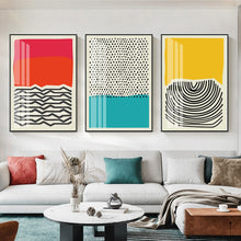 Load image into Gallery viewer, Abstract Color Line
