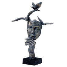 Load image into Gallery viewer, Abstract Retro Thinker Sculpture
