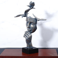 Load image into Gallery viewer, Abstract Retro Thinker Sculpture
