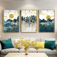 Load image into Gallery viewer, Abstract Geometric Sunrise
