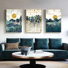 Load image into Gallery viewer, Abstract Geometric Sunrise
