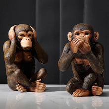 Load image into Gallery viewer, Wild Three Wise Monkeys
