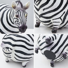 Load image into Gallery viewer, Chubby Zebra Figurine
