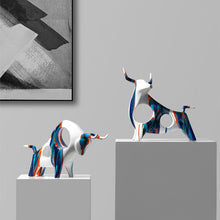 Load image into Gallery viewer, Street Graffiti Bull Sculptures
