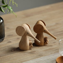 Load image into Gallery viewer, Wooden Elephant Figurine
